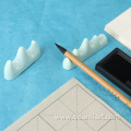 Classical Mount shape Imitation jade pen holder art